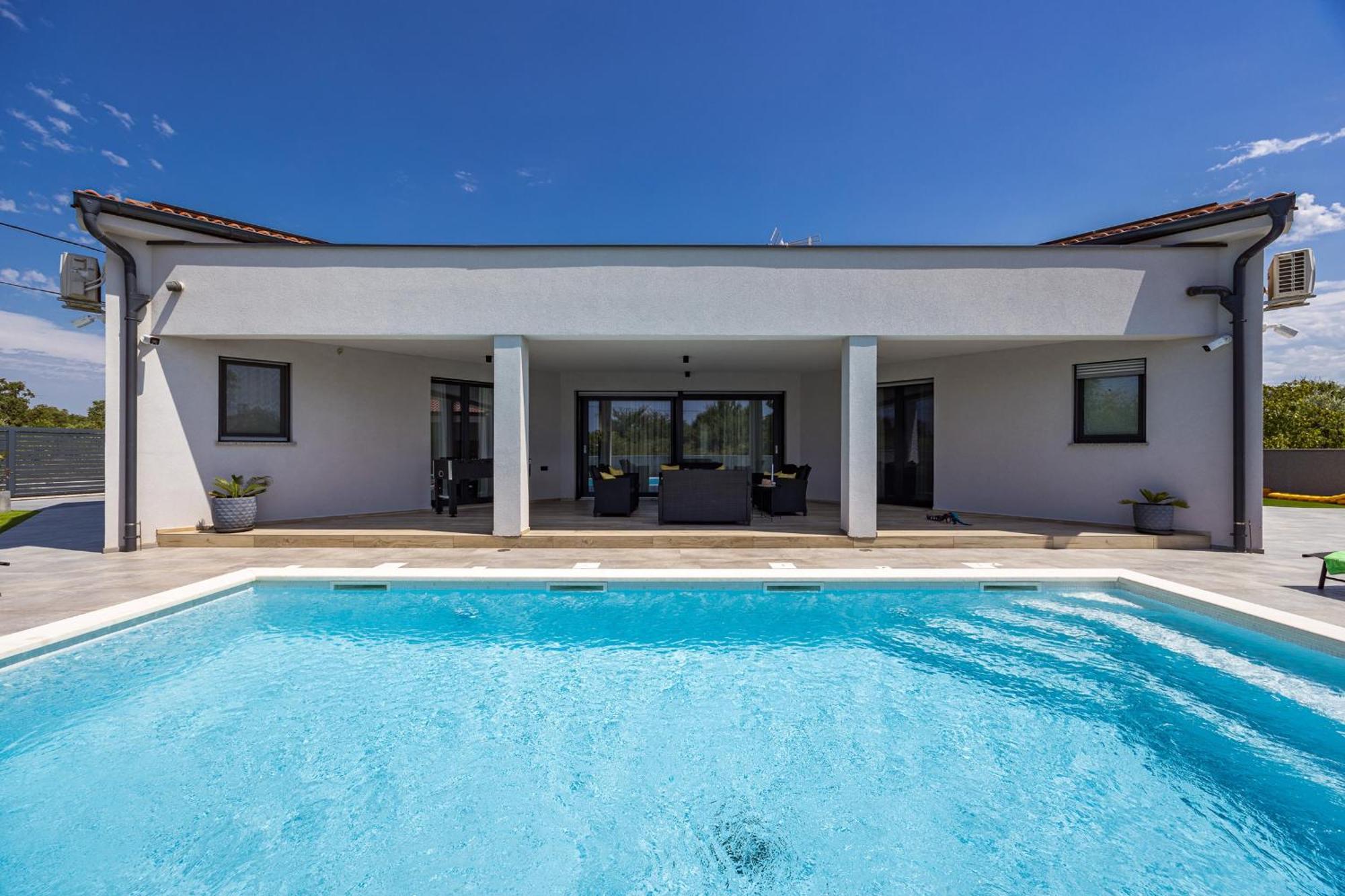 Villa Speranza With Illuminated Pool Pula Exterior foto